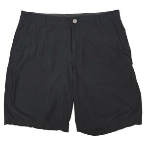Lululemon Commission Shorts Mens 40 Black Technical Stretch Chino Golf Casual
